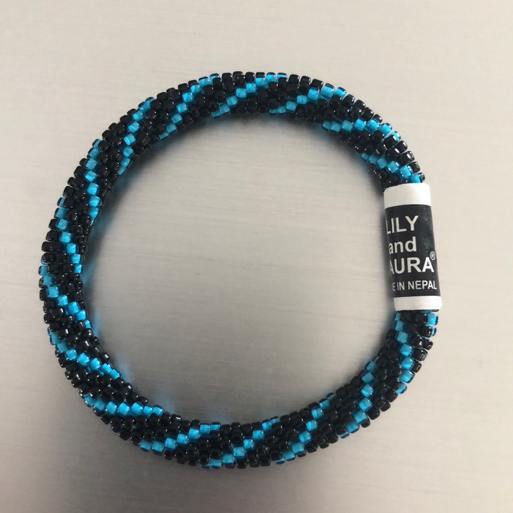 2 Pc Lily & Laura Midnight Panther Bracelets NWT